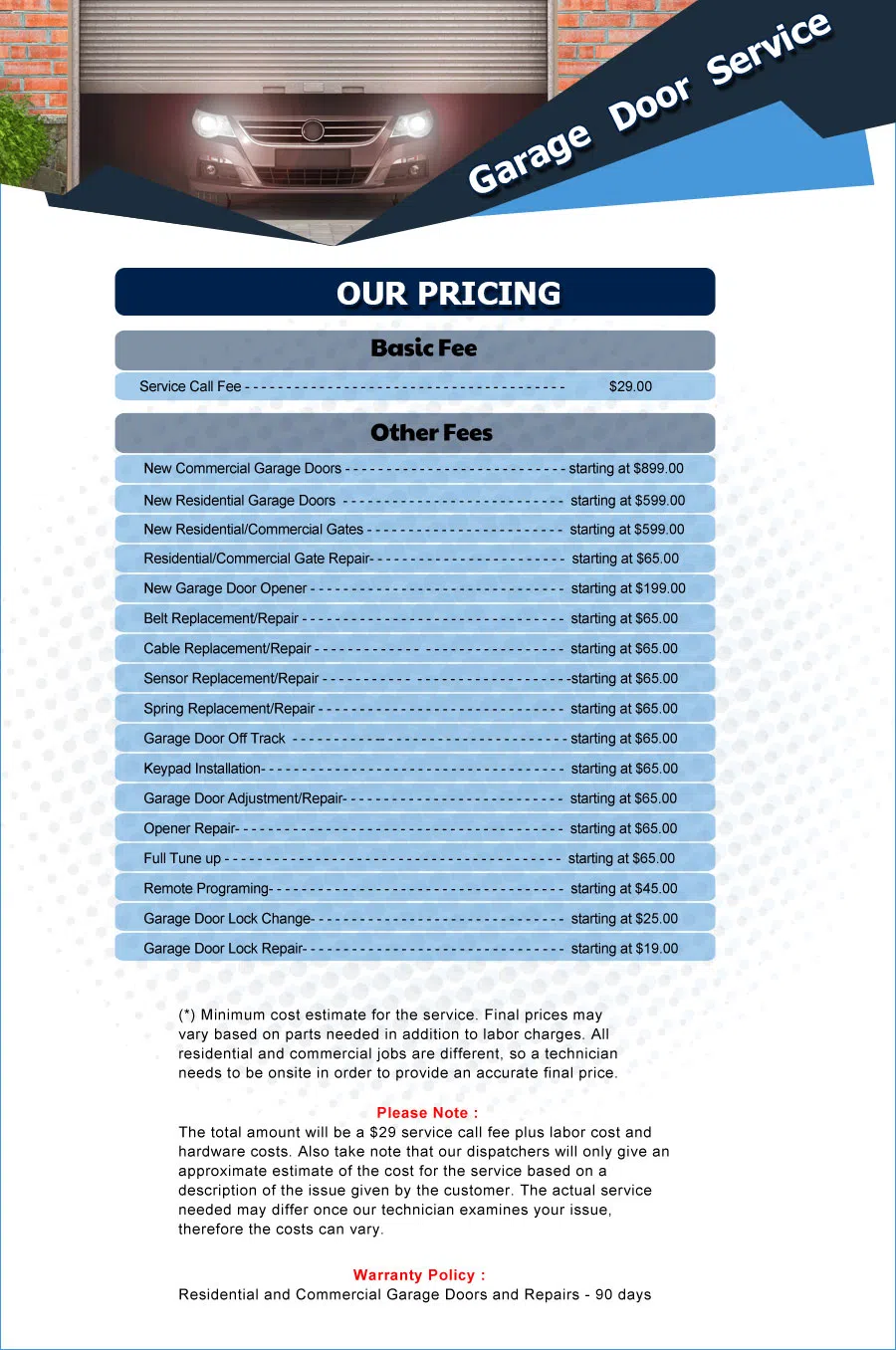 United Garage Door St Petersburg, FL 727-345-3366